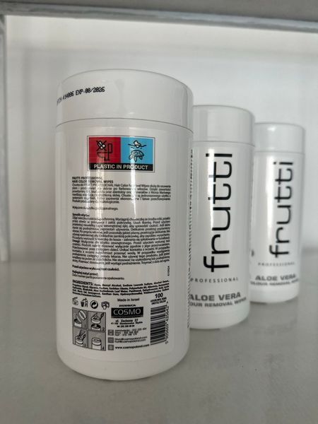 Салфетки для удаления краски из алоэ вера Frutti Professional fru13 фото