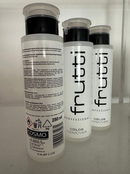 Средство для удаления цвета, ремувер Frutti Professional fru09 фото